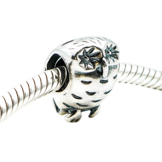 Pandora Retired Owl Sterling Silver Charm