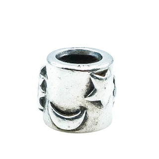 Pandora Retired Moon and Stars Sterling Silver Celestial Sun Moon Charm Bead