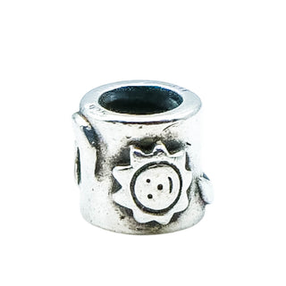 Pandora Retired Moon and Stars Sterling Silver Celestial Sun Moon Charm Bead