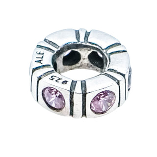 Pandora Trinity Pink Sterling Silver Spacer Charm