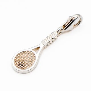 Thomas Sabo Sterling Silver Tennis Racket Charm Pendant With Lobster Clasp