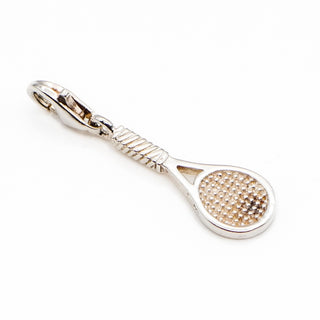 Thomas Sabo Sterling Silver Tennis Racket Charm Pendant With Lobster Clasp