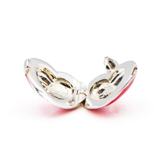 Thomas Sabo Red Heart Locket Sterling Silver Charm Pendant