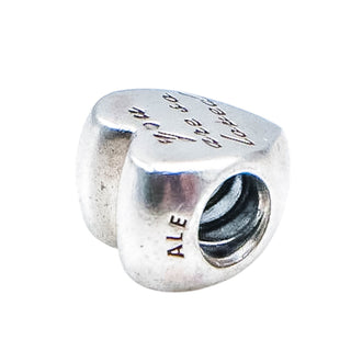 Pandora Retired You Are So Loved Sterling Silver Heart Charm
