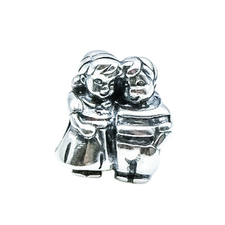 Chamilia Brother Sister Sterling Silver Family Charm Bead Sibling Love Gift