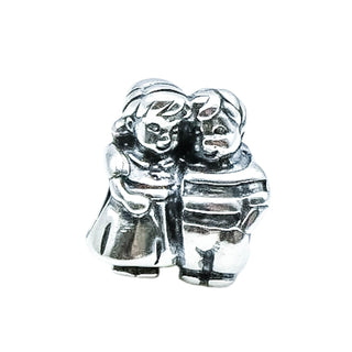 Chamilia Brother Sister Sterling Silver Family Charm Bead Sibling Love Gift