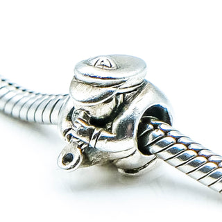 OHM Beads Marching Band SAXOPHONE Saxophonist Sterling Silver Charm