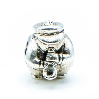 OHM Beads Marching Band SAXOPHONE Saxophonist Sterling Silver Charm