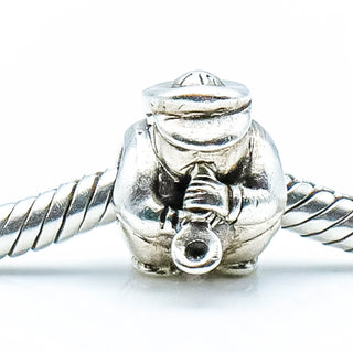 OHM Beads Marching Band SAXOPHONE Saxophonist Sterling Silver Charm