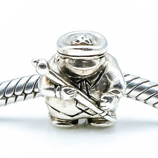 OHM Beads Marching Band DRUM MAJOR Sterling Silver Charm