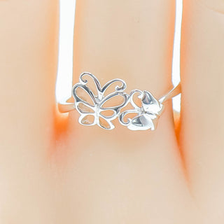 Sterling Silver Butterfly Ring Size 9