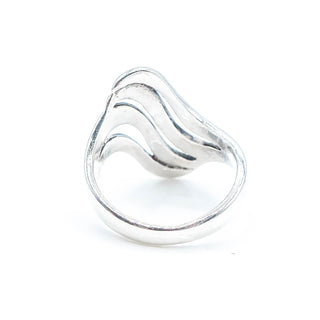 Sterling Silver Wavy Ring Size 7.5