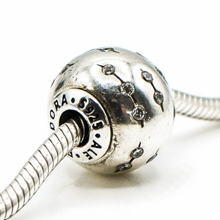 Pandora ESSENCE Trust Sterling Silver Charm With Clear Zirconia