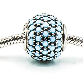 Pandora ESSENCE Wisdom Sterling Silver Charm With Turquoise Crystal