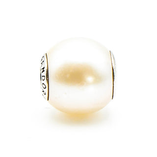 Pandora ESSENCE Dignity Sterling Silver Charm With Freshwater Pearl