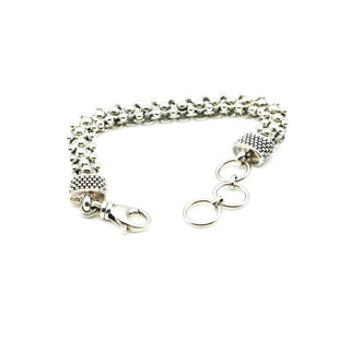 T.K. Anderson Designs Bali Beaded Link Bracelet in Sterling Silver