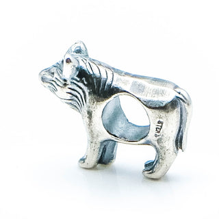 KERA Sterling Silver Wolf Bead