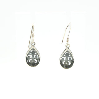 Sterling Silver Filigree Dangle Earrings