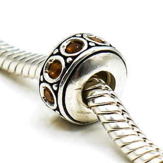 CHAMILIA Wheel November Birthstone Sterling Silver Charm