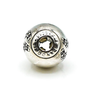 Pandora ESSENCE Aquarius Zodiac Sterling Silver Charm With Clear Zirconia