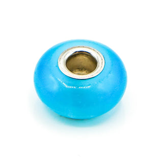 CHAMILIA Teal Murano Glass Bead With Sterling Silver Core