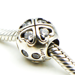 CHAMILIA 2011 Limited Edition Infinite Love Sterling Silver Charm