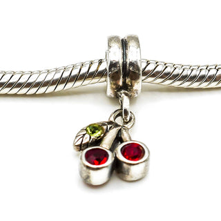 CHAMILIA Cherries Sterling Silver Dangle Charm