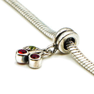 CHAMILIA Cherries Sterling Silver Dangle Charm