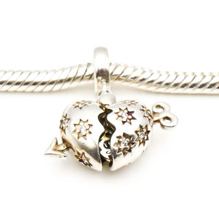 CHAMILIA Cupid's Arrow Heart Locket Sterling Silver Charm