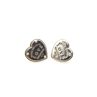 Return to Tiffany Love Earrings in Sterling Silver