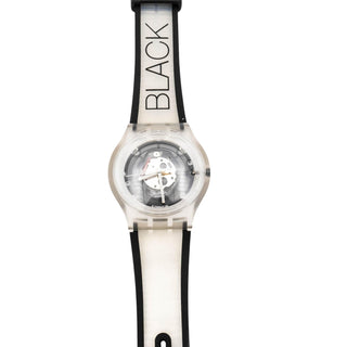 Swatch Jelly In Jelly Black Vibration Watch SUJK105