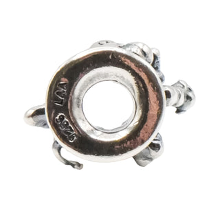 Trollbeads English Tea Party Sterling Silver Charm – Alice in Wonderland UK World Tour