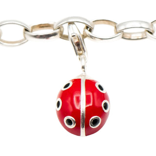 Thomas Sabo Rare Ladybird Sterling Silver Charm Pendant