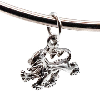 Scottish Lion Sterling Silver Charm Pendant For Bracelet Or Necklace