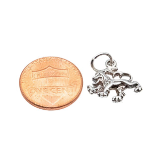 Scottish Lion Sterling Silver Charm Pendant For Bracelet Or Necklace