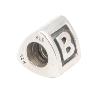 Pandora Letter B Alphabet Charm Sterling Silver Initial Bead Retired