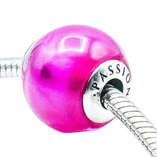 Pandora Rare Essence Passion Sterling Silver Charm With Synthetic Ruby