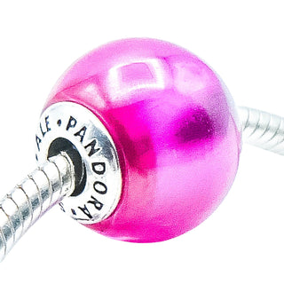 Pandora Rare Essence Passion Sterling Silver Charm With Synthetic Ruby