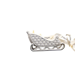 PANDORA Limited Edition 2014 Porcelain Sleigh Christmas Ornament Gift Holder