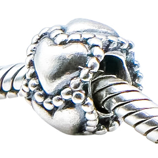 Pandora Retired Everlasting Love Hearts Sterling Silver Charm