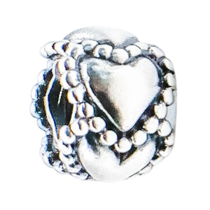 Pandora Retired Everlasting Love Hearts Sterling Silver Charm