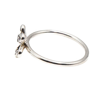 PANDORA Dazzling Daisy Sterling Silver Ring With Clear Zirconia - Retired Size 6
