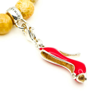 Thomas Sabo Red High Heel Sterling Silver Charm