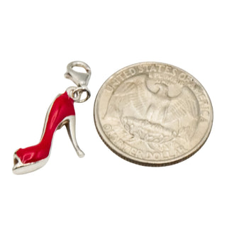 Thomas Sabo Red High Heel Sterling Silver Charm