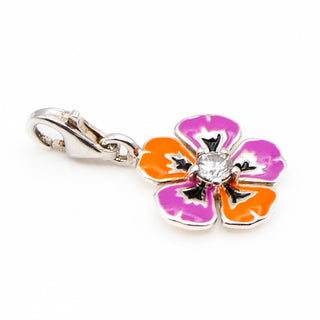 Thomas Sabo Tropical Flower Sterling Silver Charm Pendant