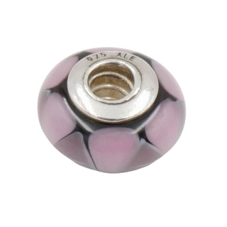 Pandora Captivating Purple Sterling Silver Charm Murano Glass Bead