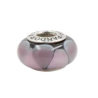 Pandora Captivating Purple Sterling Silver Charm Murano Glass Bead