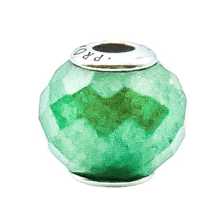 Pandora ESSENCE Prosperity Sterling Silver Charm With Faceted Green Aventurine