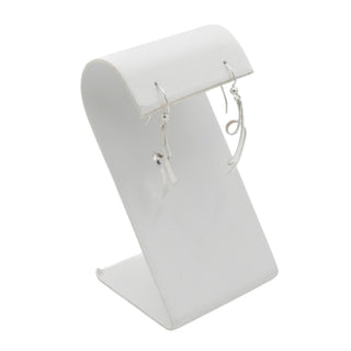 Sterling Silver Twist Dangle Earrings Modern Curved Drop 1.75 Inches