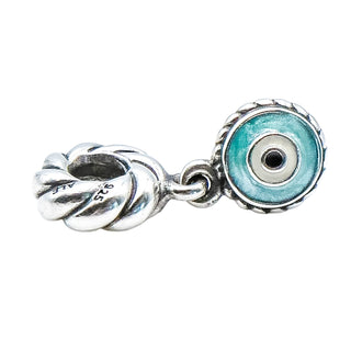Pandora Blue Eye Sterling Silver Dangle Charm